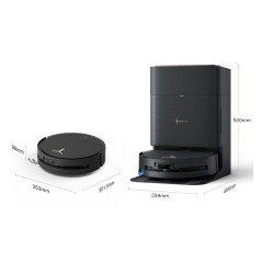 Ecovacs X9 PRO OMNI Robotstøvsuger 0,22L Sort
